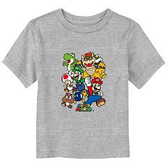 Women's Nintendo Yoshi in Many Colors Graphic Tee Black Medium