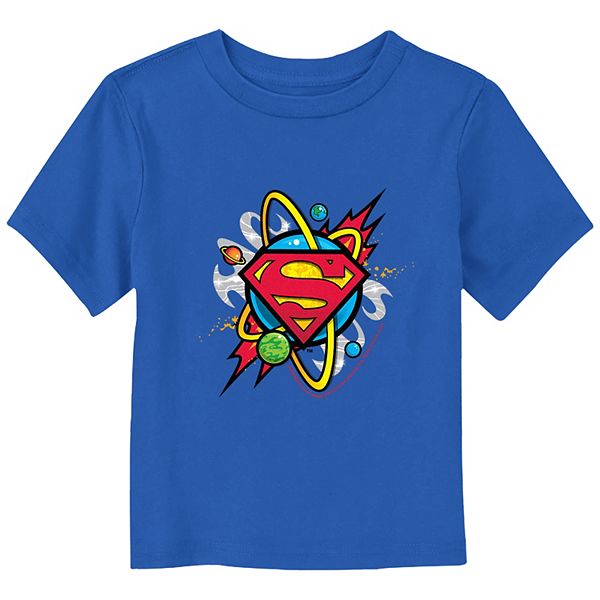 Toddler Boy DC Comics Superman Planet Logo Graphic Tee