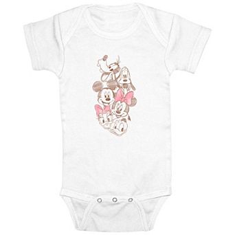 Disney's Mickey Mouse and Friends Baby Boy Best Team Graphic Bodysuit