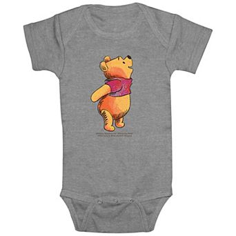 Disney's Winnie The Pooh Baby Boy Looking Up Graphic Bodysuit