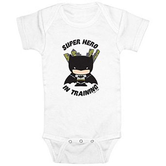 Baby Boy Batman Super Hero In Training Graphic Bodysuit