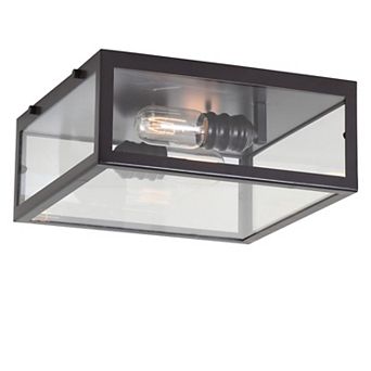 Grayson Metal/glass Led Flush Mount
