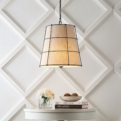 Silas Rustic Farmhouse Led Flush Mount