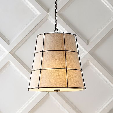 Silas Rustic Farmhouse Led Flush Mount