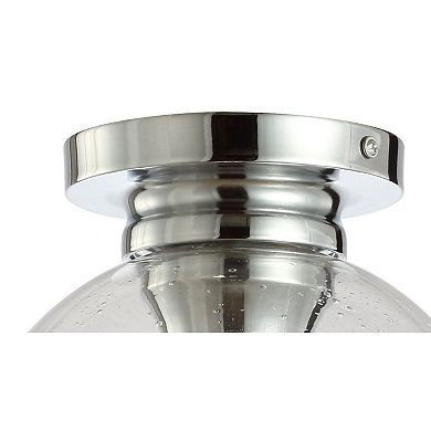 Atlas Metal/glass Led Flush Mount