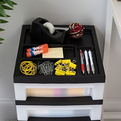 Iris 5-Drawer Rolling Storage Cart