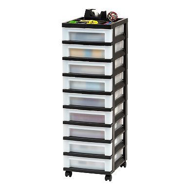 Iris 9-Drawer Rolling Storage Cart