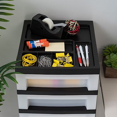 Iris 9-Drawer Rolling Storage Cart