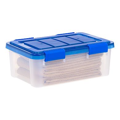 Iris 16-Qt. WeatherPro Latching Storage Container 6-piece Set