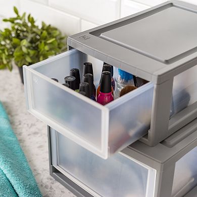 Iris Small Stacking Storage Drawer 5-piece Set