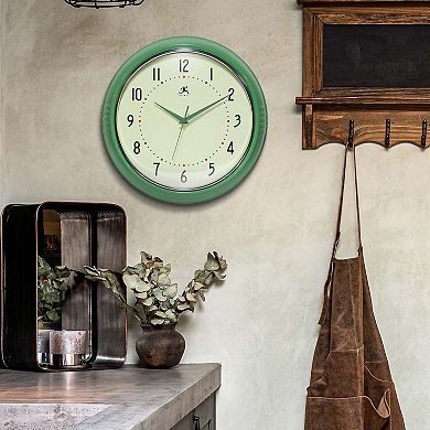Infinity Instruments Retro Round Wall Clock