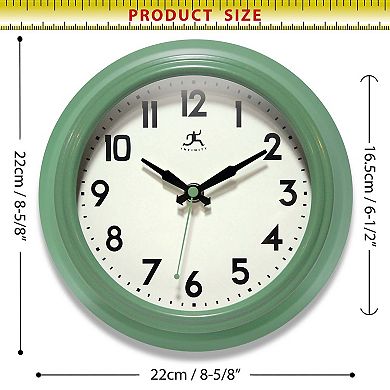 Infinity Instruments Retro Diner Wall Clock