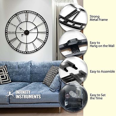 Infinity Instruments The Tower Wall Clock