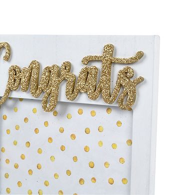 Congrats to the Grad Glitter 4" x 6" Frame Table Decor