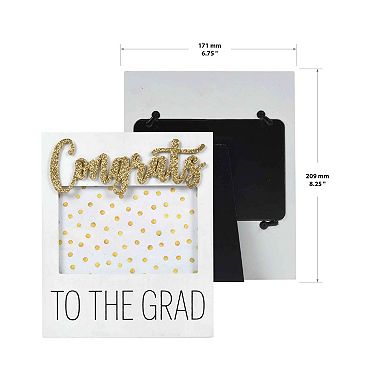 Congrats to the Grad Glitter 4" x 6" Frame Table Decor