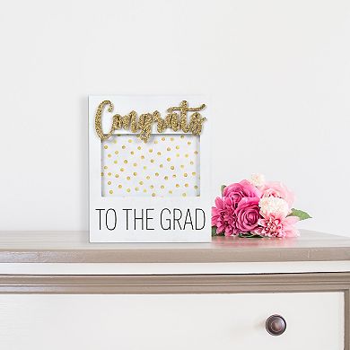 Congrats to the Grad Glitter 4" x 6" Frame Table Decor