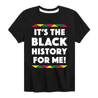 Boy's 8-20 Its The Black History For Me Graphic Tee