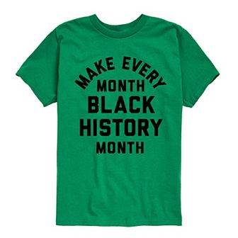 Boy's 8-20 Every Month Black History Month Graphic Tee