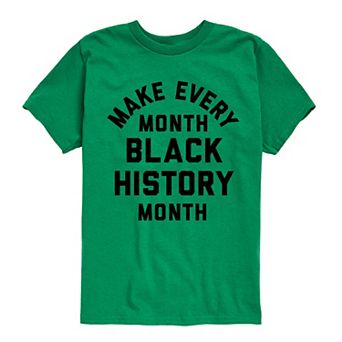 Boy's 8-20 Every Month Black History Month Graphic Tee
