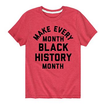 Boy's 8-20 Every Month Black History Month Graphic Tee
