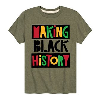 Boy's 8-20 Making Black History Graphic Tee