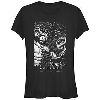 Juniors' Aquaman And The Lost Kingdom Legendary Fight Graphic Tee