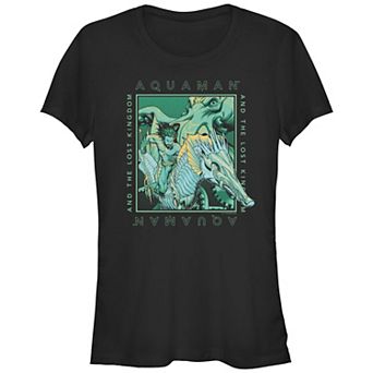 Juniors' Aquaman And The Lost Kingdom Seahorse Ride Graphic Tee