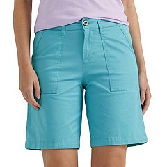 Women's Ultra Lux Comfort with Flex-To-Go Relaxed Fit Utility Bermuda in  Material Grey