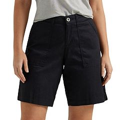 Lee Women's Flex-to-Go Mid-Rise Cargo Bermuda Short, Coral Blush, 2