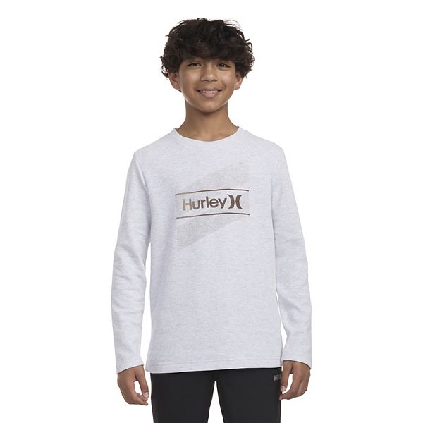 Boys 8-20 Hurley Thermal Long Sleeve T-shirt - White (SMALL)