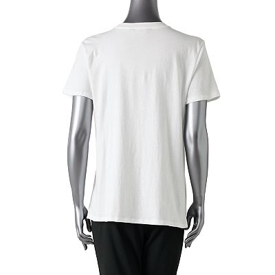 Women's Simply Vera Vera Wang Jewel Neck Relaxed Tee