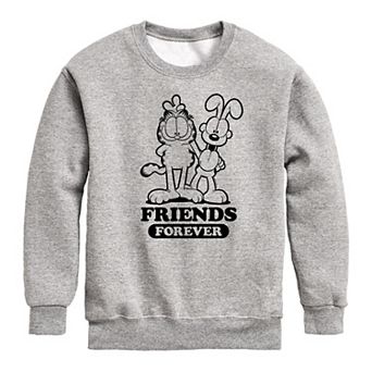 Boys 8-20 Garfield Friends Forever Fleece Sweatshirt
