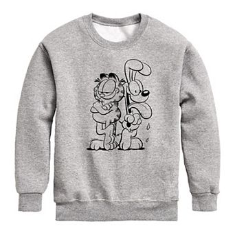 Boys 8-20 Garfield & Odie Fleece Sweatshirt