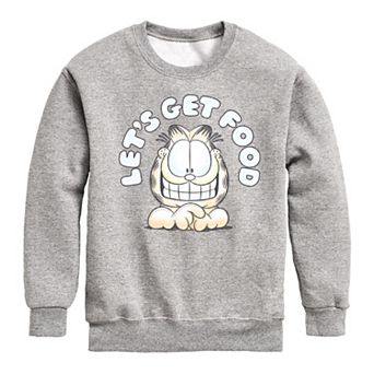 Boys 8-20 Garfield Let's Get Food Fleece Sweatshirt