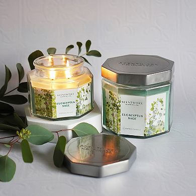 ScentWorx Eucalyptus Sage 8-oz. Candle Jar