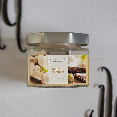 ScentWorx Golden Vanilla 8-oz. Candle Jar