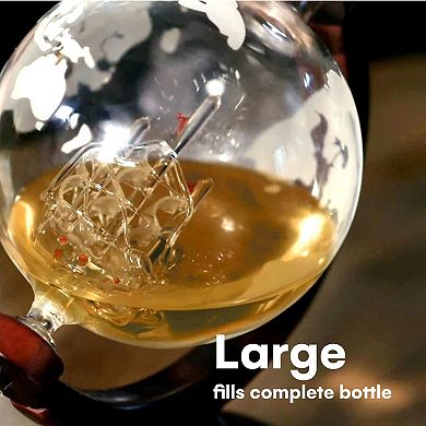 Whiskey Decanter Globe Set For Men