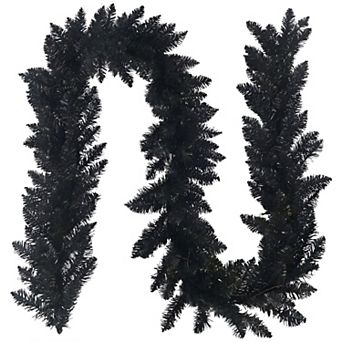 Halloween Decorative Garland 9 ft Battery Operated LED Lights Doorway Mantel Rail Decor