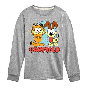 Boys 8-20 Garfield & Odie Doodle Long Sleeve Graphic Tee