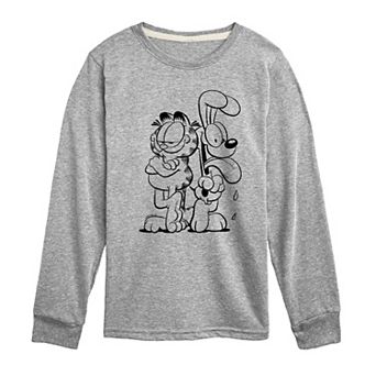 Boys 8-20 Garfield & Odie Long Sleeve Graphic Tee