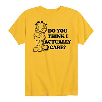 Boys 8-20 Garfield Do You Think I Care Graphic Tee
