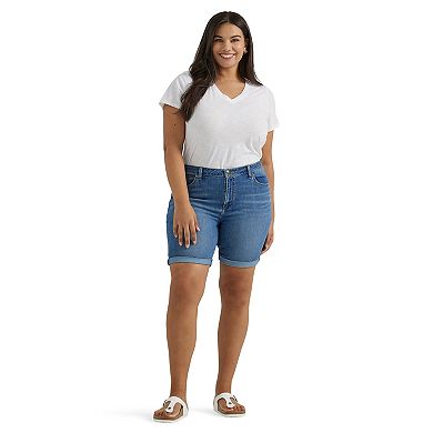 Plus Size Lee Legendary Rolled Bermuda Jean Shorts