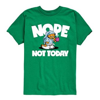 Boys 8-20 Garfield Nope Not Today Graphic Tee