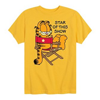Boys 8-20 Garfield Star Of This Show Graphic Tee