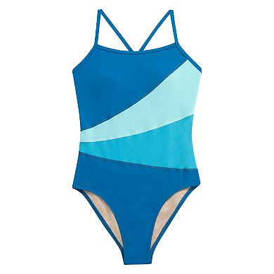 Women's Dolfin UPF 50+ Criss Cross Strap One-Piece Swimsuit