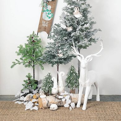 Sullivans Artificial Iced Tree Floor Decor