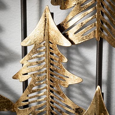 Haven Living Gold Metal Tree Wall Decor