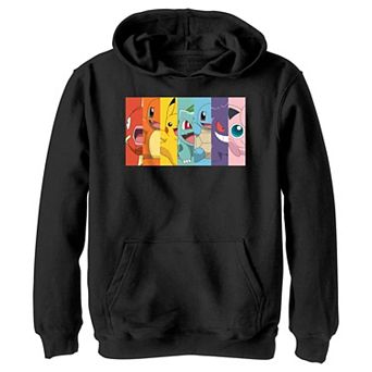 Boys 8-20 Pokémon Rainbow Stripes Graphic Hoodie