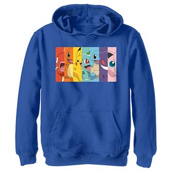 Boys 8-20 Pokémon Rainbow Stripes Graphic Hoodie