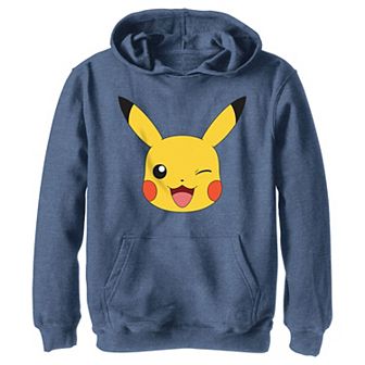 Boys 8-20 Pokémon Pikachu Winking Face Graphic Hoodie